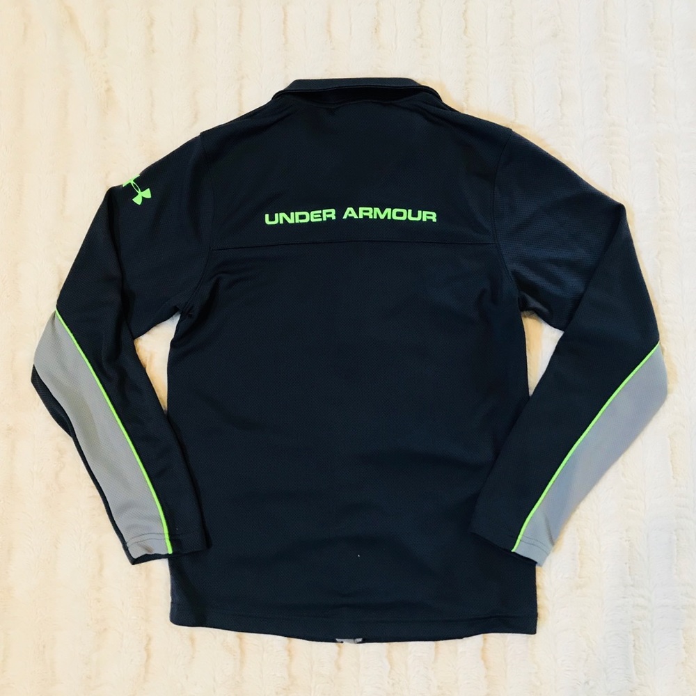 Under Armour zip up jacket with neon detail - Picture 2 of 3